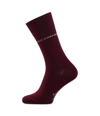 Carlo Lanza Just Married sokken bordeaux