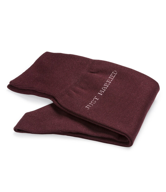 Just Married sokken bordeaux