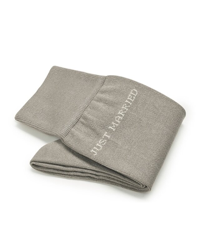 Just Married sokken taupe