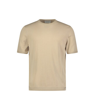 Roy Robson gebreid t-shirt camel Roy Robson gebreid t-shirt camel
