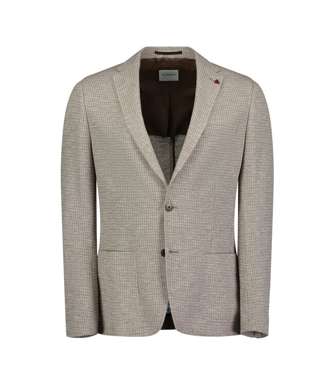 half gevoerd colbert beige