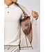 half gevoerd colbert beige