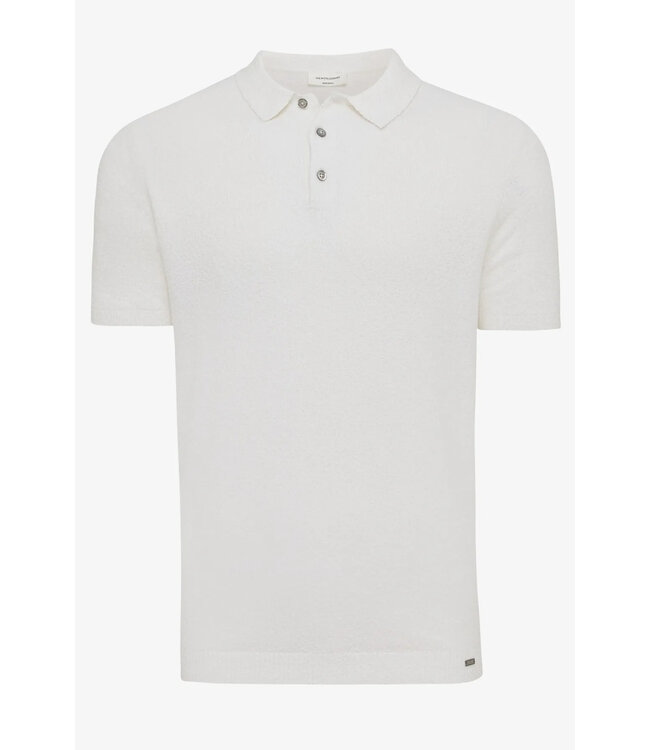 korte mouw polo off-white
