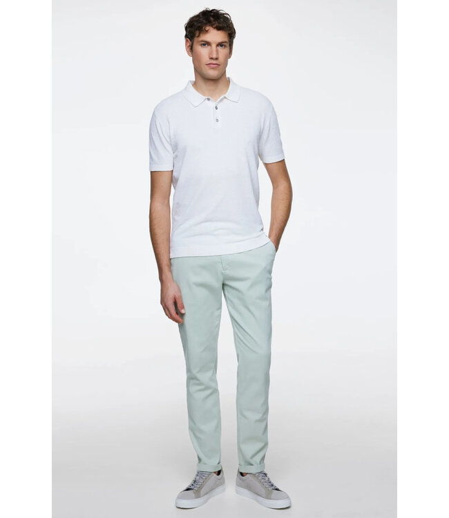 korte mouw polo off-white