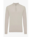Gentiluomo cool dry half zip trui beige
