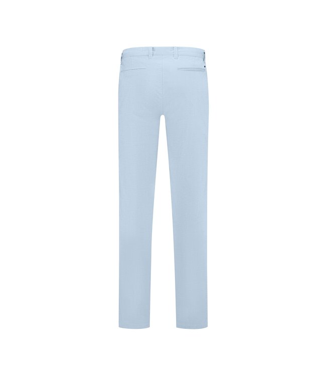 slim fit zomer chino lichtblauw