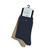 2-pack basic sokken navy/olijf