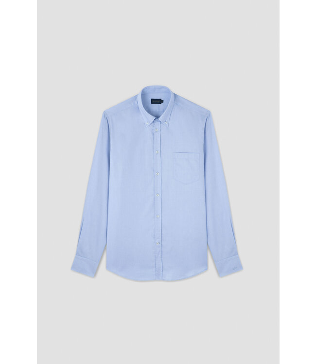 regular fit overhemd lichtblauw