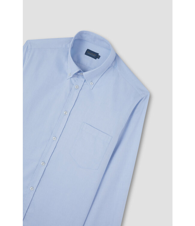 regular fit overhemd lichtblauw