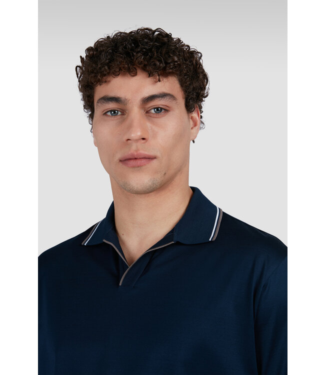 korte mouw polo marine