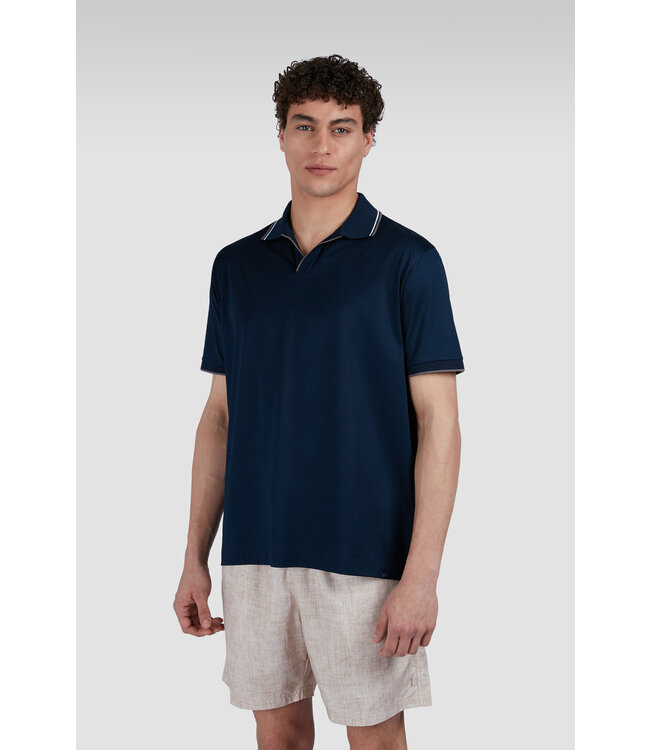 korte mouw polo marine