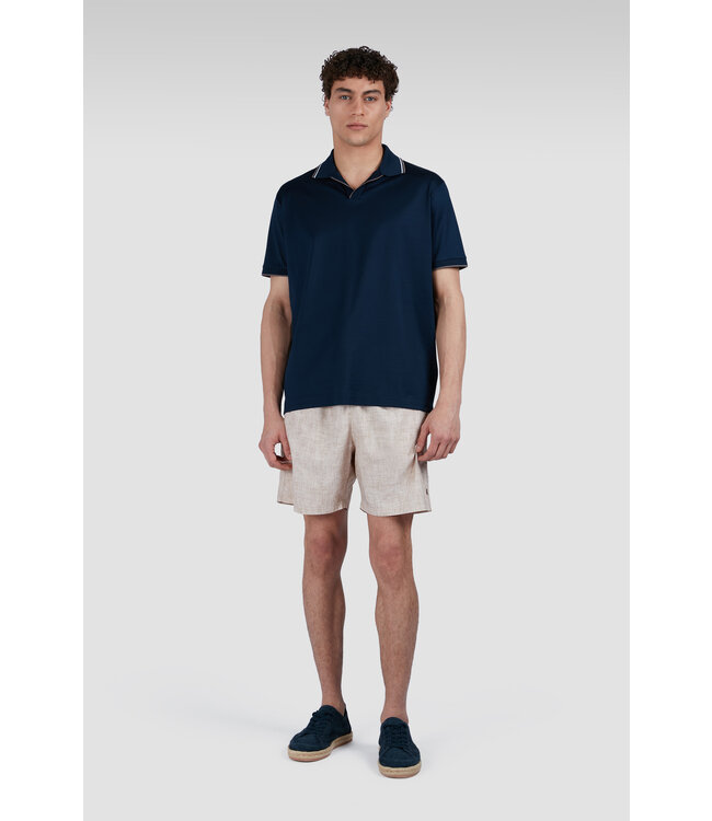 korte mouw polo marine