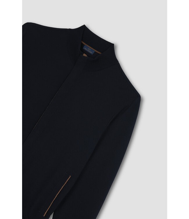 merino wollen vest marine