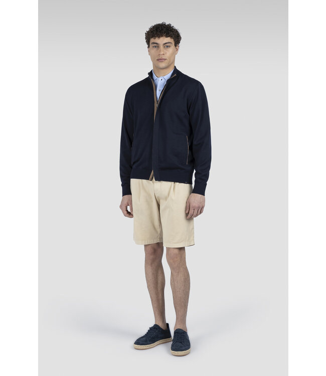 merino wollen vest marine