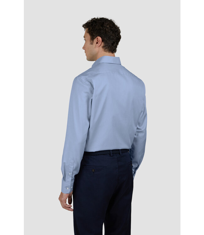 Oxford regular fit overhemd blauw
