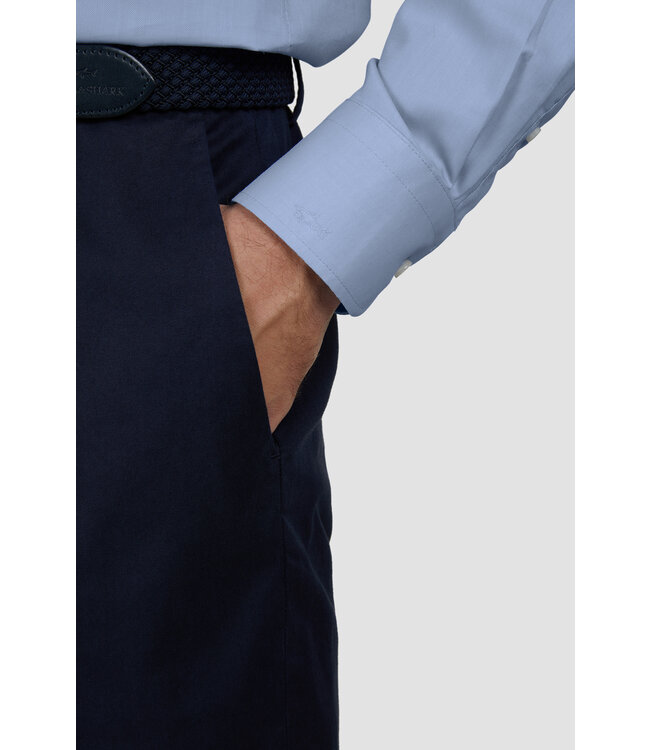 Oxford regular fit overhemd blauw