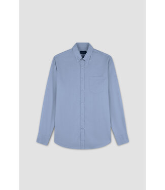 Paul & Shark Oxford regular fit overhemd blauw