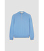 Paul & Shark katoen cashmere zip trui lichtblauw