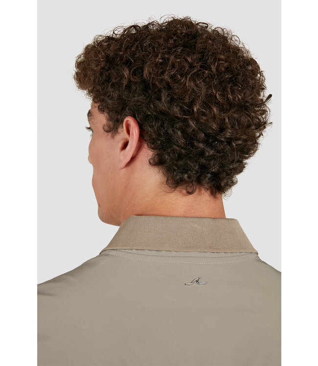 Aqua Touch korte mouw polo beige