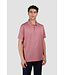 Silver korte mouw piqué polo aarde rood
