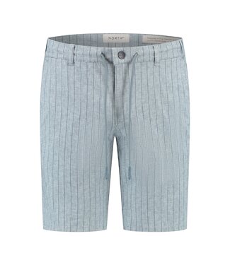 NORTH84 shorts lichtblauw streep
