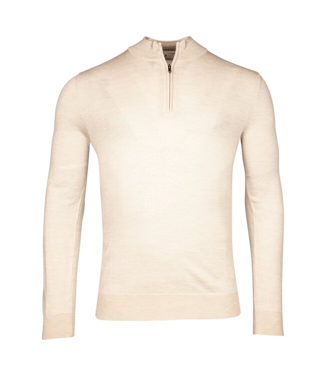 merino wollen half zip trui kit