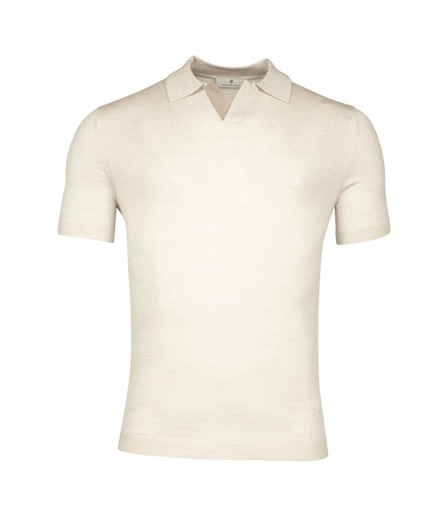 gebreide korte mouw polo kit