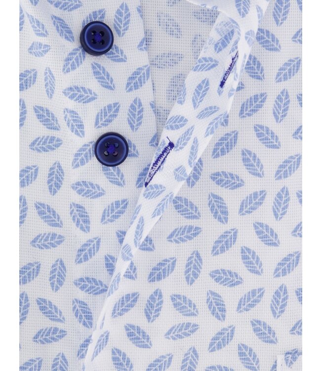 regular fit overhemd bleu blaadje