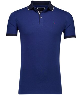 Portofino korte mouw piqué polo donkerblauw