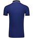 korte mouw piqué polo donkerblauw