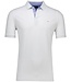 korte mouw pique polo wit