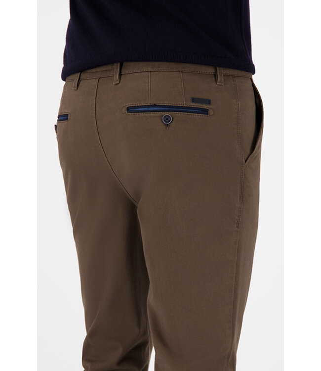 Benny-3 modern fit winter chino taupe