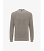 half zip trui bruin