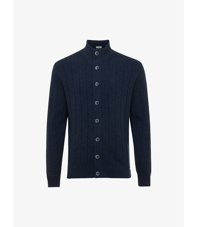 wollen vest blauw