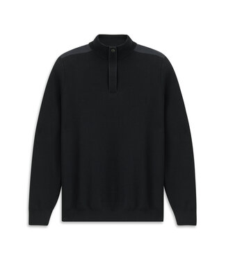 Bugatti half zip trui marine