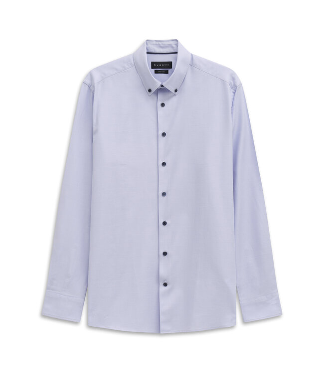 modern fit overhemd blauw