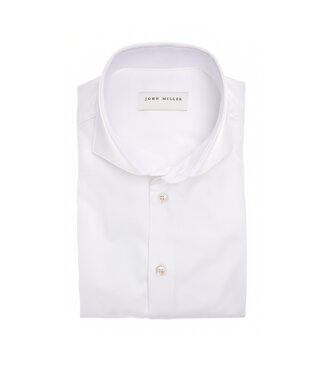 John Miller slim fit non iron overhemd wit