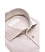 slim fit non iron overhemd middenbruin