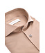 slim fit jersey overhemd zand