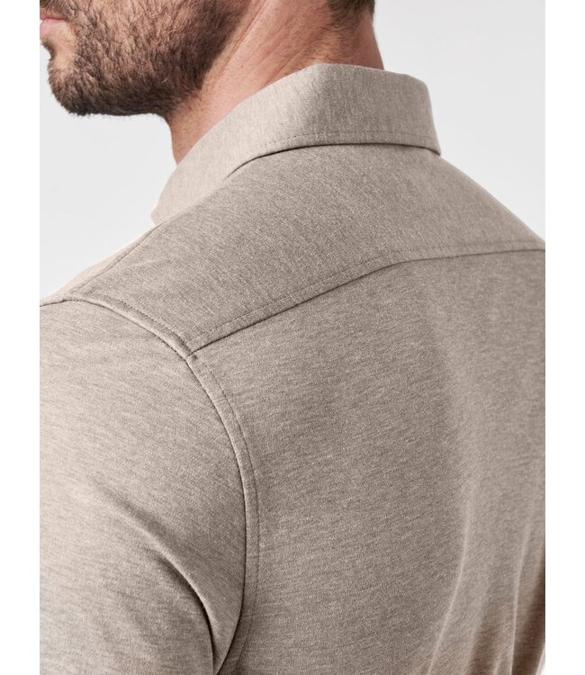 jersey overhemd crème