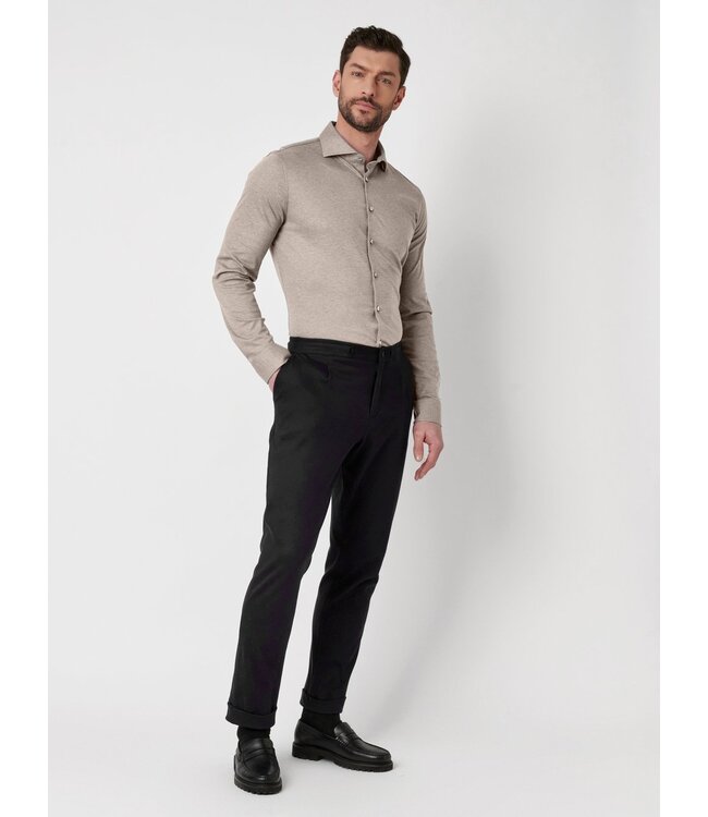 jersey overhemd crème