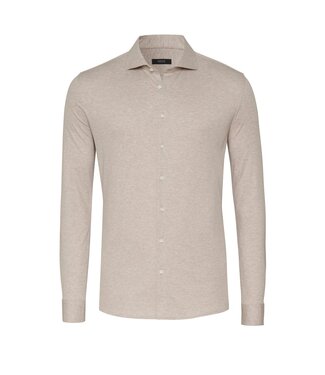Desoto Luxury jersey overhemd crème