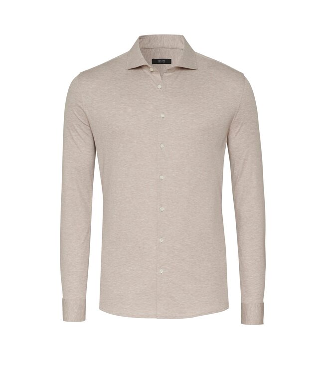 jersey overhemd crème