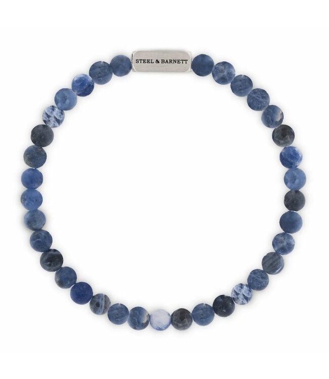 Natural Ned edelsteen armband matt sodalite