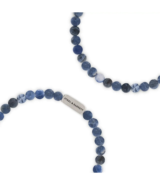 Natural Ned edelsteen armband matt sodalite