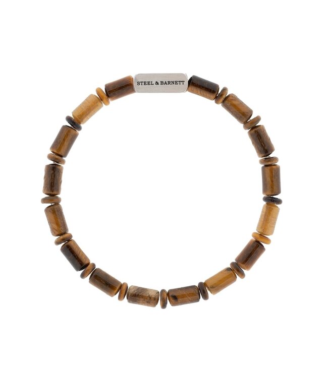 Colourful Cal edelsteen armband tijgeroog