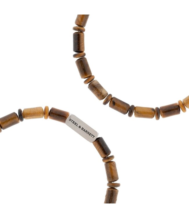 Colourful Cal edelsteen armband tijgeroog