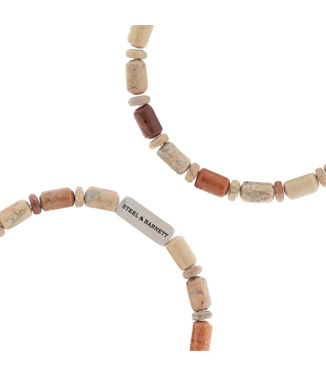 Colourful Cal edelsteen armband aqua terra