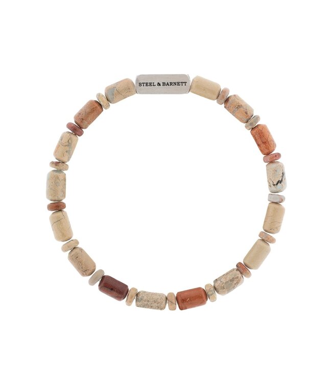 Colourful Cal edelsteen armband aqua terra