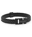 Harrison leren armband black edition